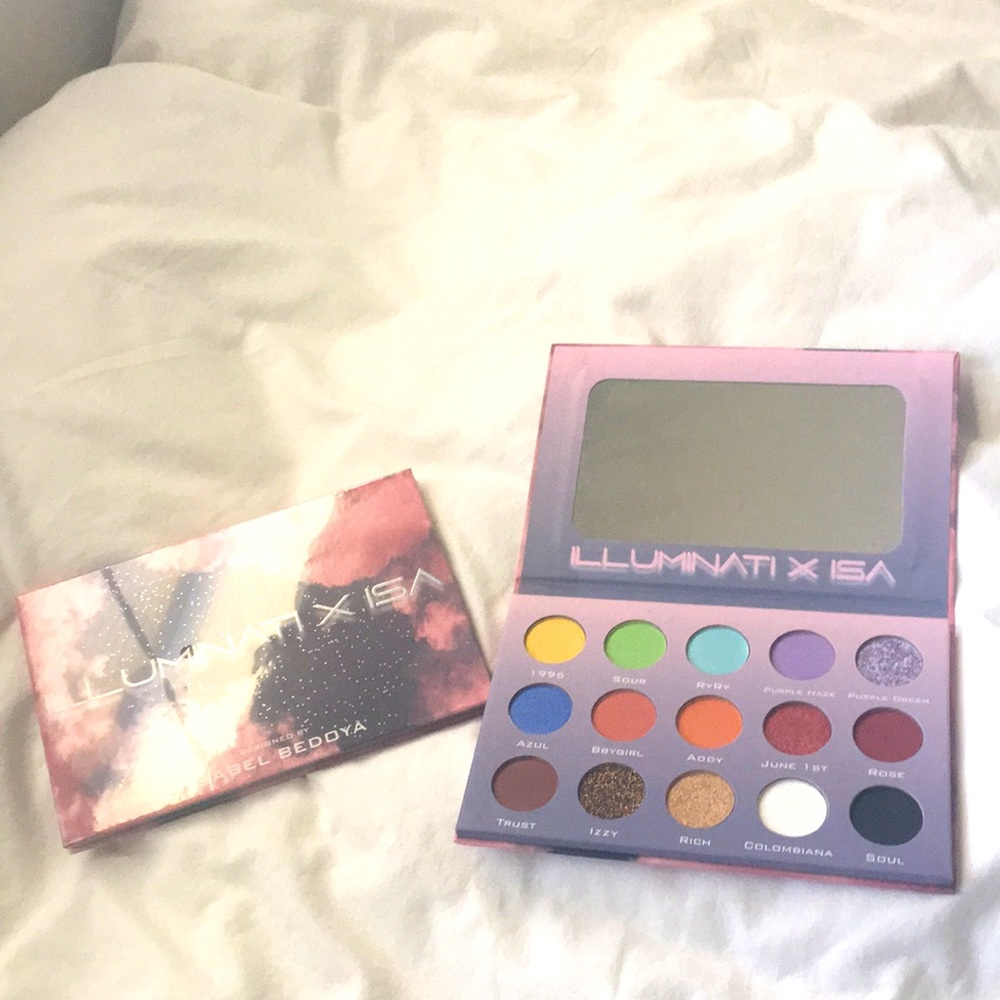 2 Brand New Illuminati X Isa eyeshadow palettes